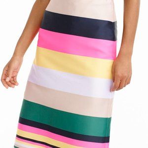 J Crew Pop stripe skirt NWT